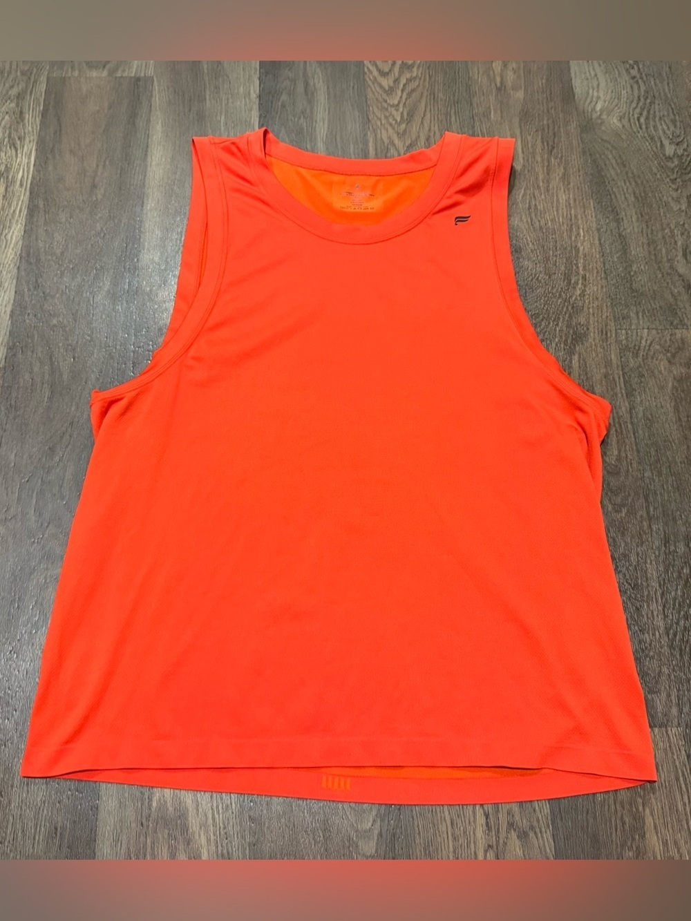 Fabletics The Training Day Tank Orange Men’s Size XL Athletic Sporty - Picture 2 of 7